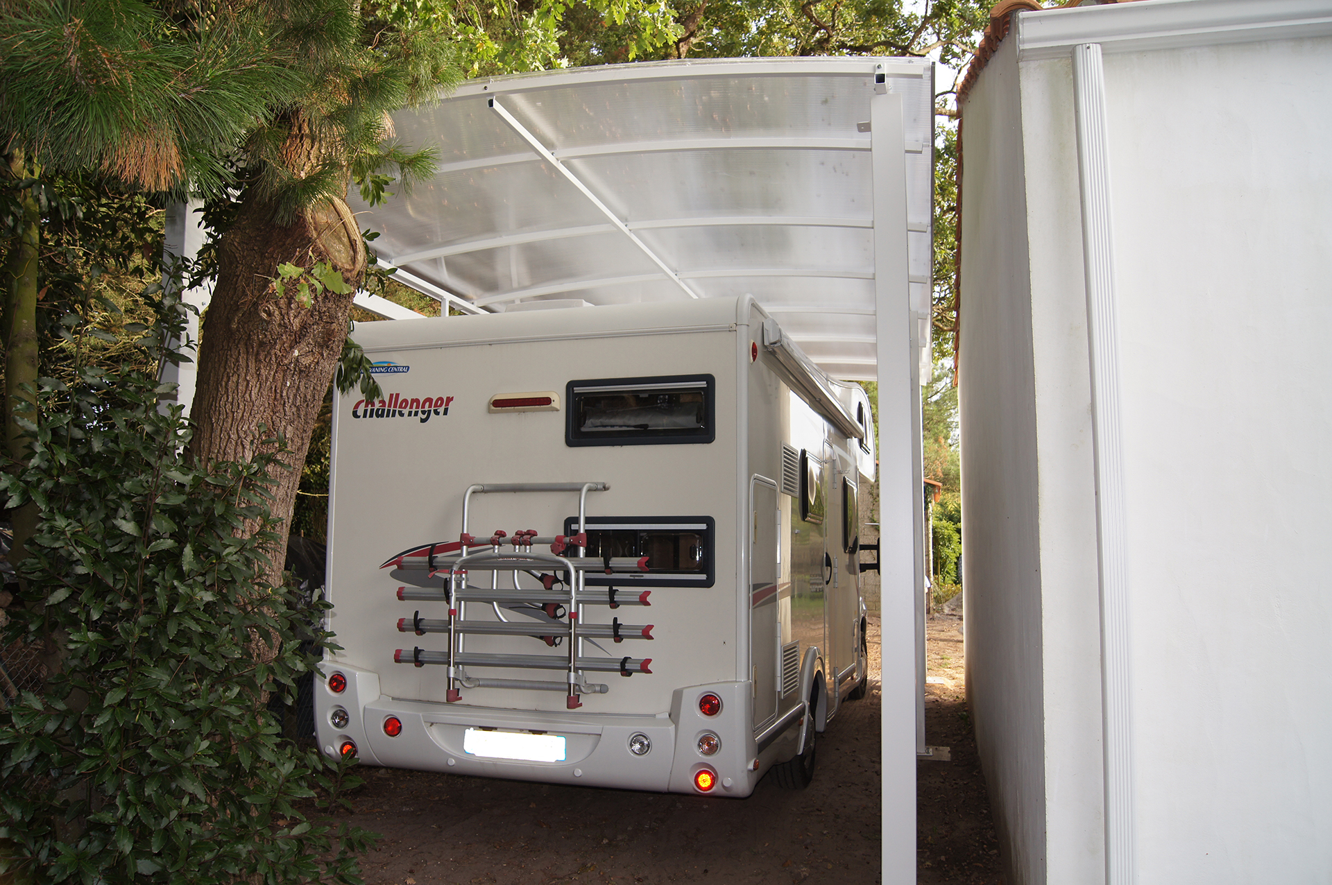 Réalisation de carport pour camping-car en Vendée (85) Fremont Carport